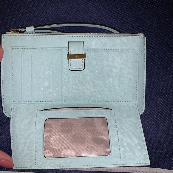 Kate Spade Light Blue Wallet - Picture 3 of 4